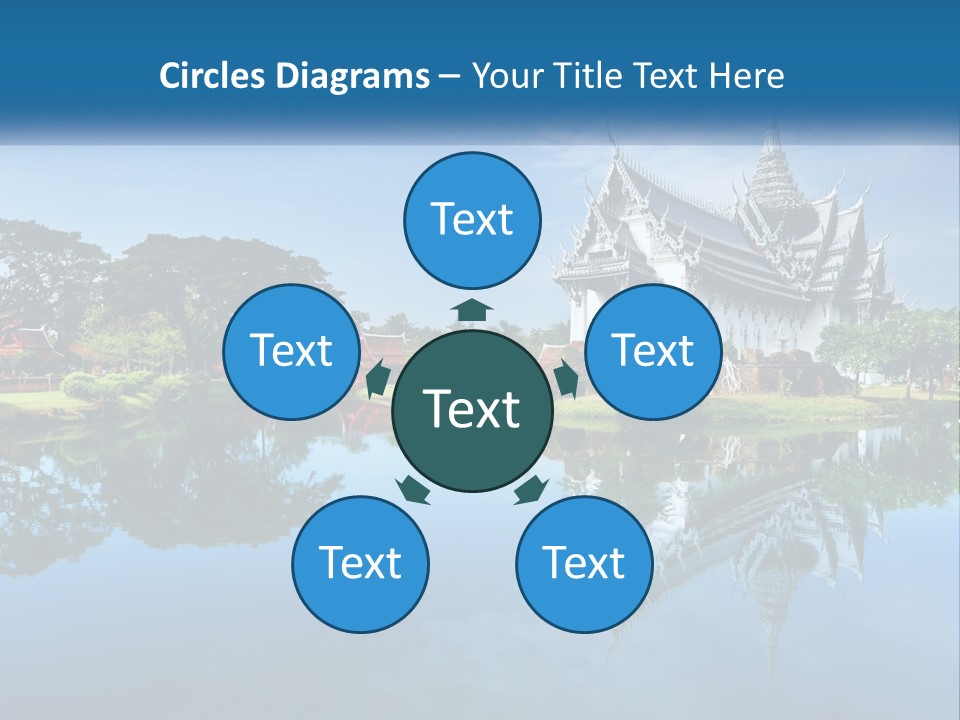 Religious Muang Architecture PowerPoint Template