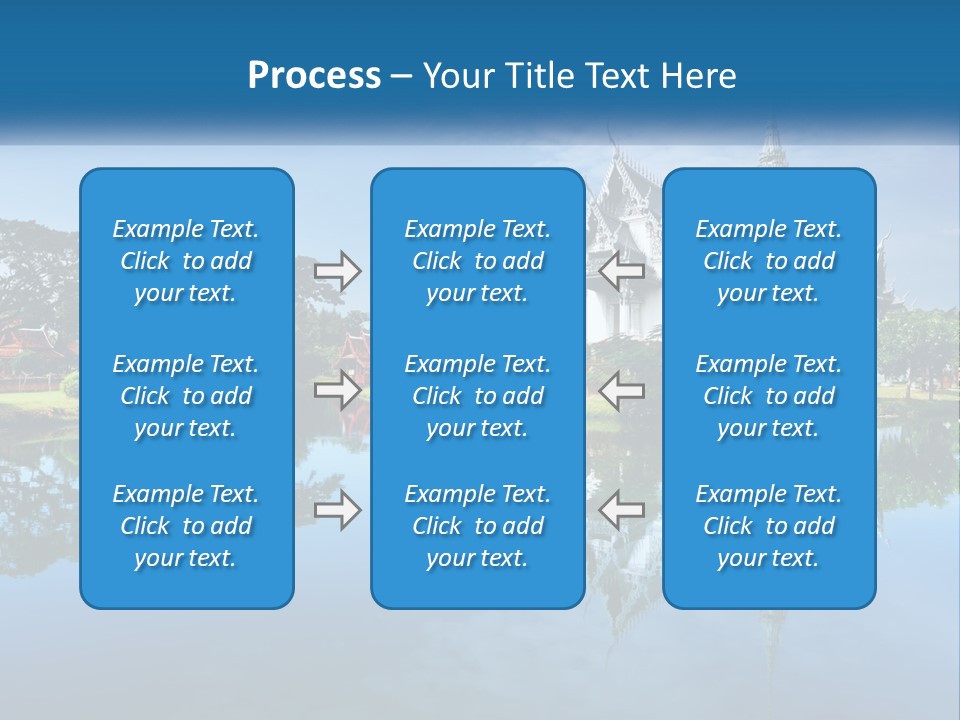 Religious Muang Architecture PowerPoint Template