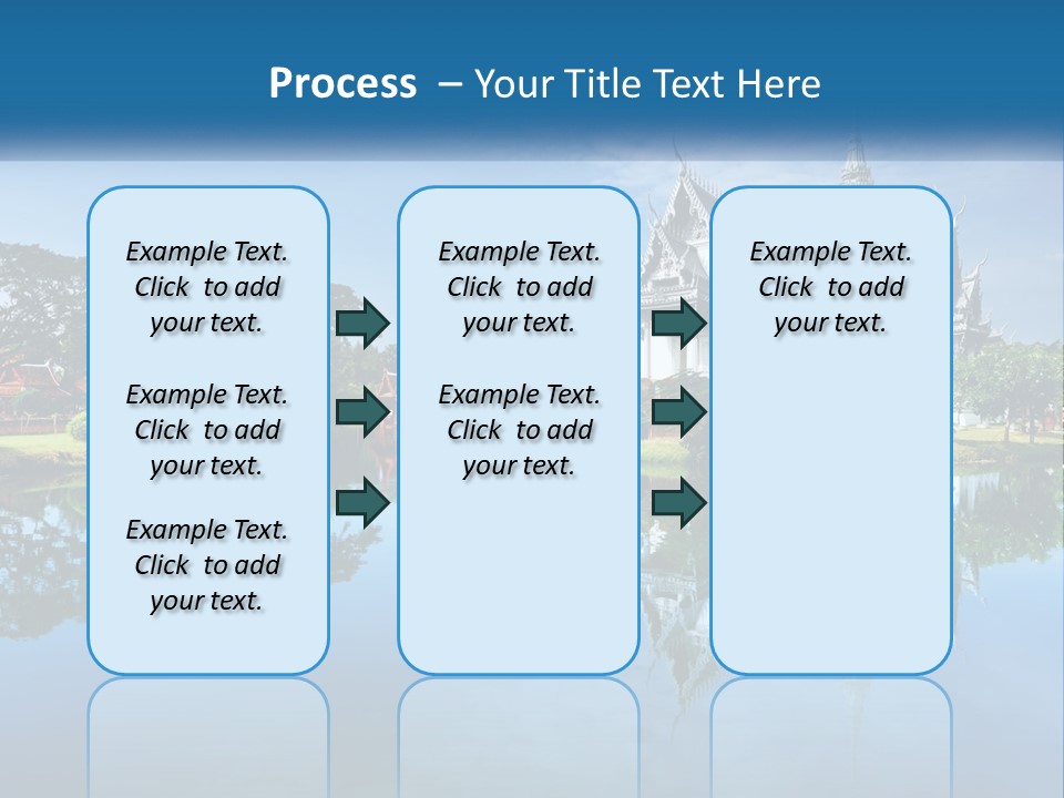 Religious Muang Architecture PowerPoint Template
