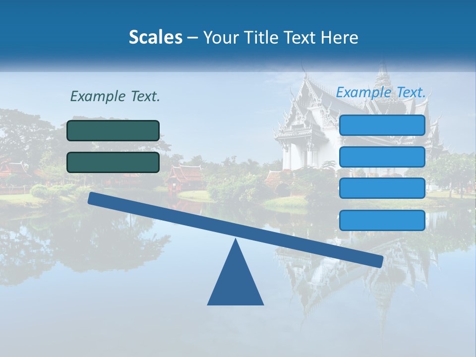 Religious Muang Architecture PowerPoint Template