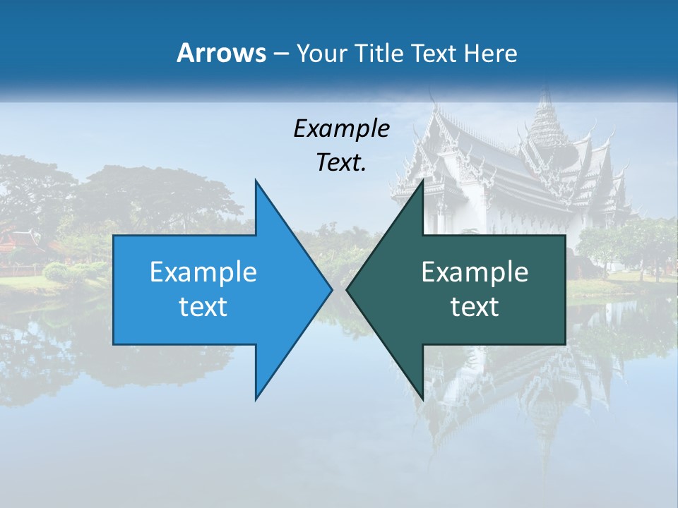 Religious Muang Architecture PowerPoint Template