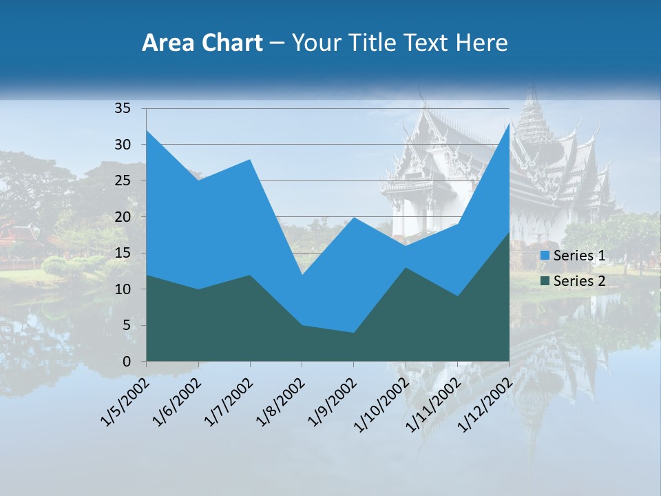Religious Muang Architecture PowerPoint Template