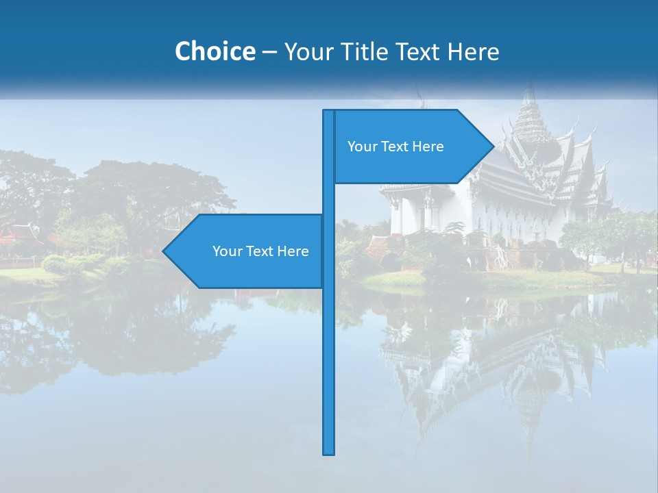 Religious Muang Architecture PowerPoint Template