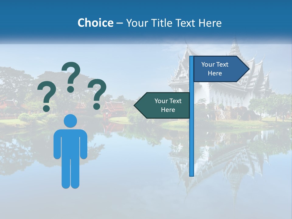 Religious Muang Architecture PowerPoint Template