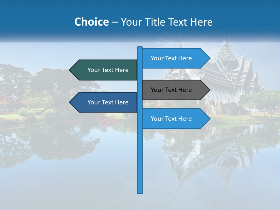 Religious Muang Architecture PowerPoint Template