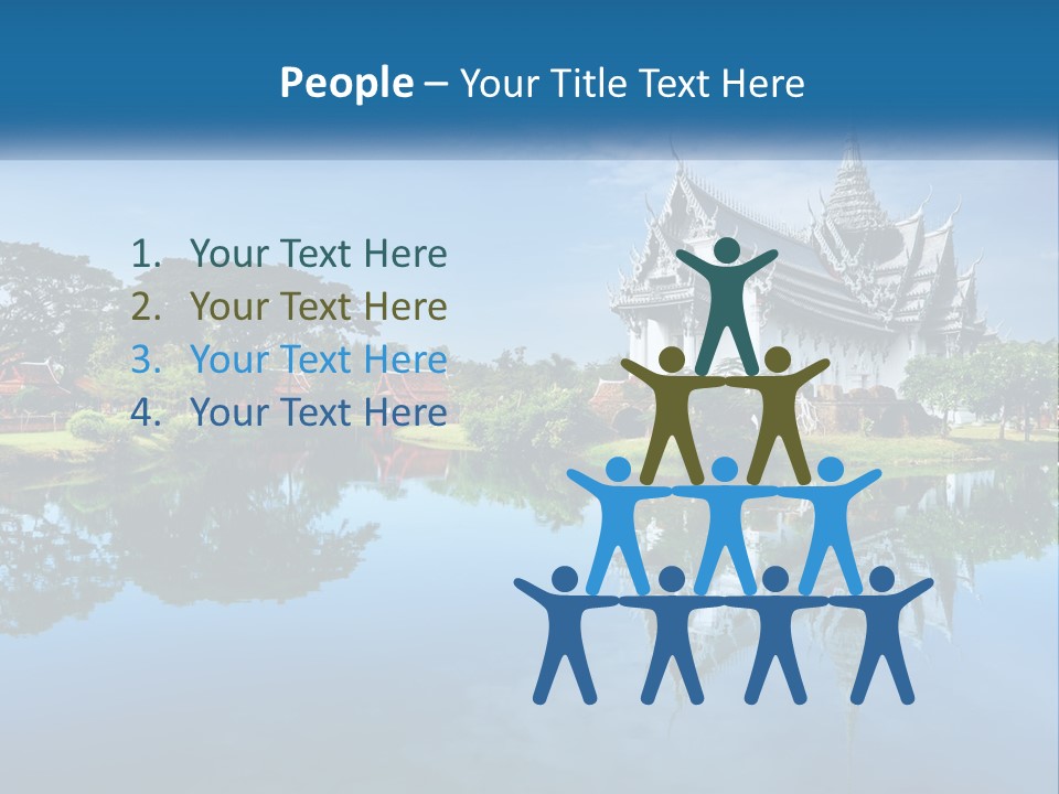 Religious Muang Architecture PowerPoint Template