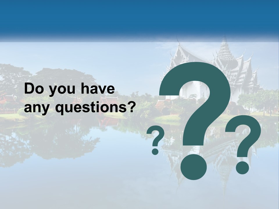 Religious Muang Architecture PowerPoint Template