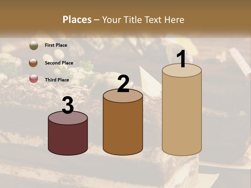 Brown Smell Delicious PowerPoint Template