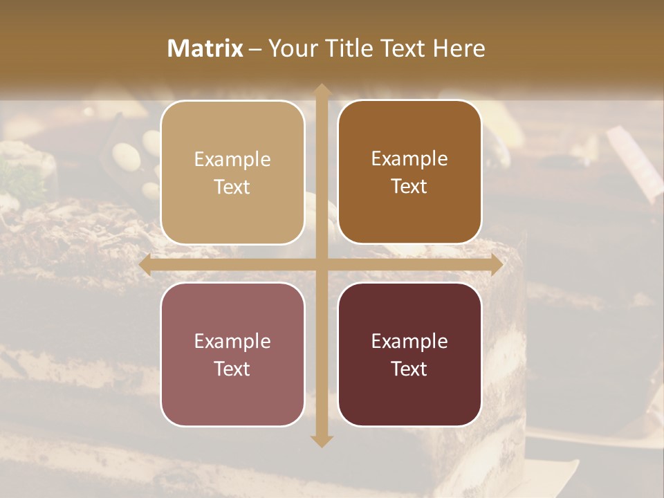 Brown Smell Delicious PowerPoint Template