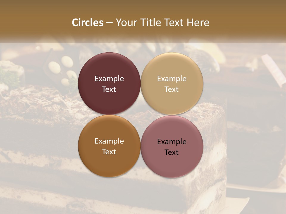 Brown Smell Delicious PowerPoint Template