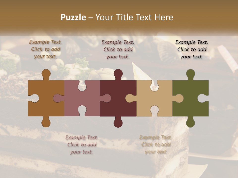 Brown Smell Delicious PowerPoint Template