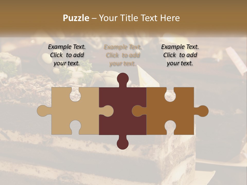 Brown Smell Delicious PowerPoint Template