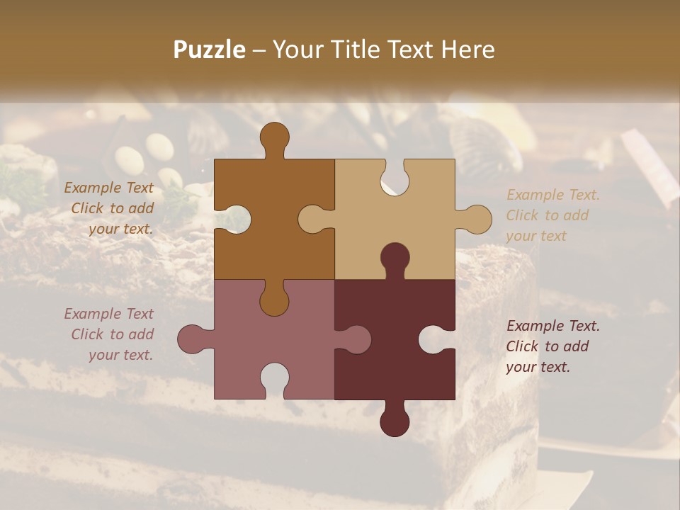 Brown Smell Delicious PowerPoint Template