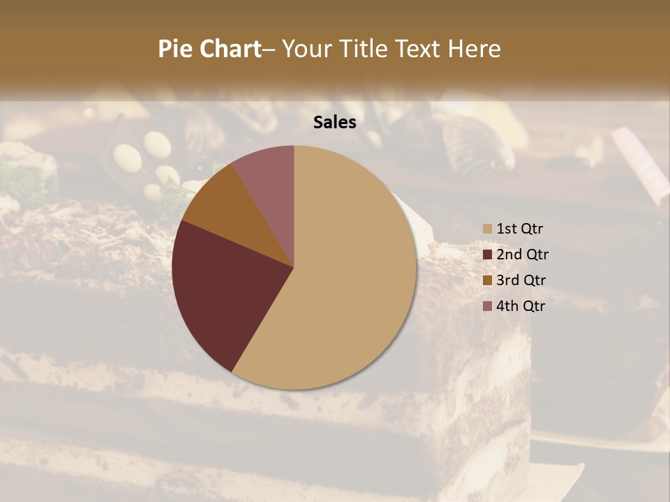 Brown Smell Delicious PowerPoint Template