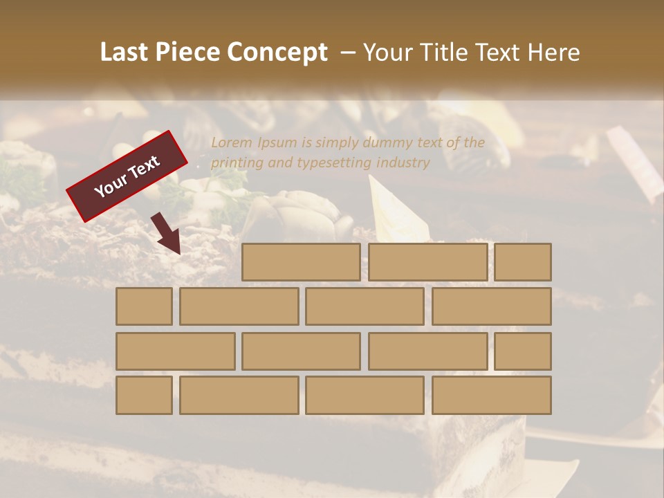 Brown Smell Delicious PowerPoint Template