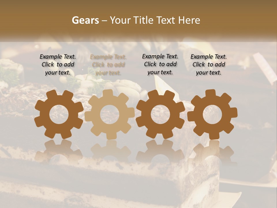 Brown Smell Delicious PowerPoint Template