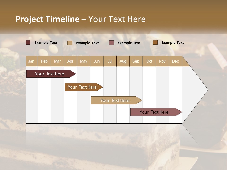 Brown Smell Delicious PowerPoint Template
