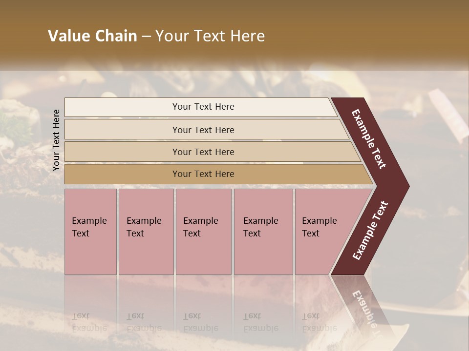 Brown Smell Delicious PowerPoint Template