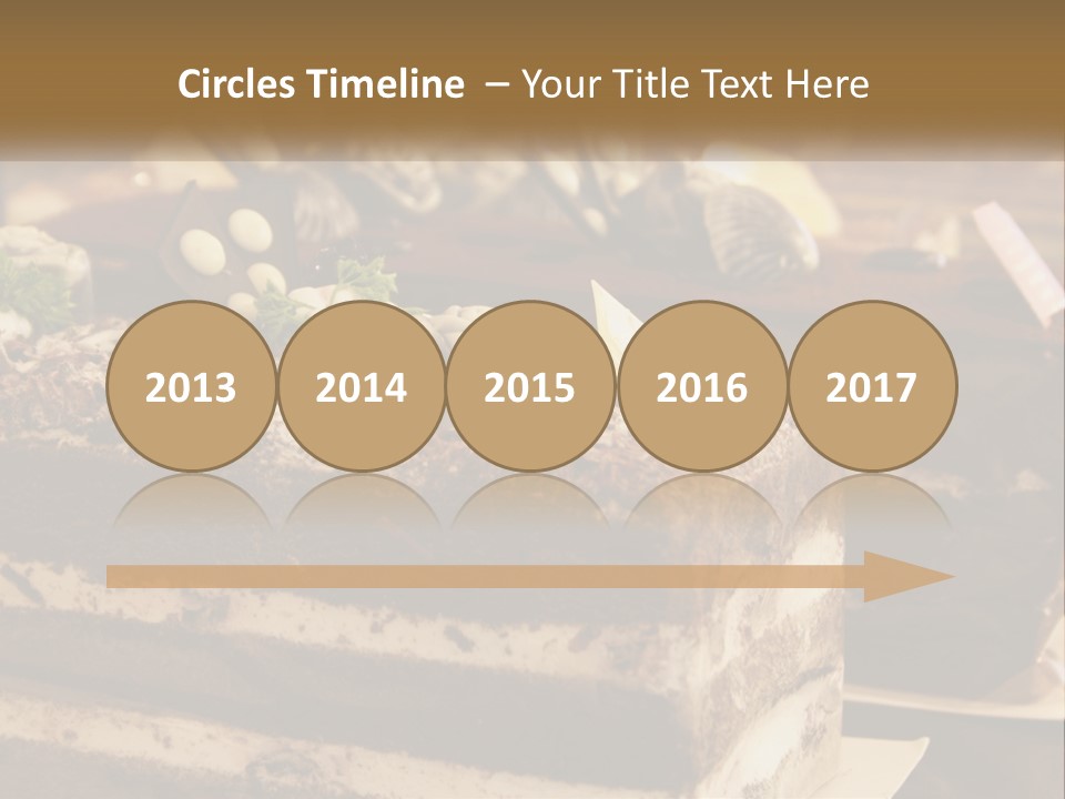 Brown Smell Delicious PowerPoint Template