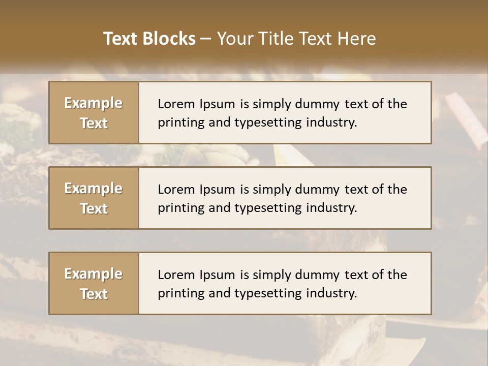 Brown Smell Delicious PowerPoint Template