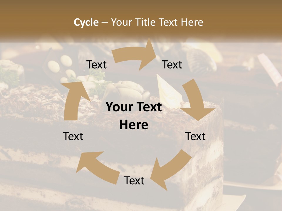 Brown Smell Delicious PowerPoint Template