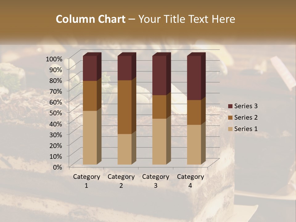 Brown Smell Delicious PowerPoint Template