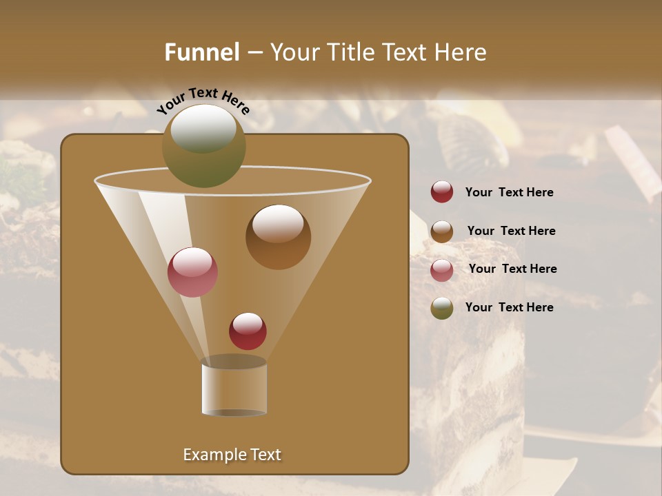 Brown Smell Delicious PowerPoint Template