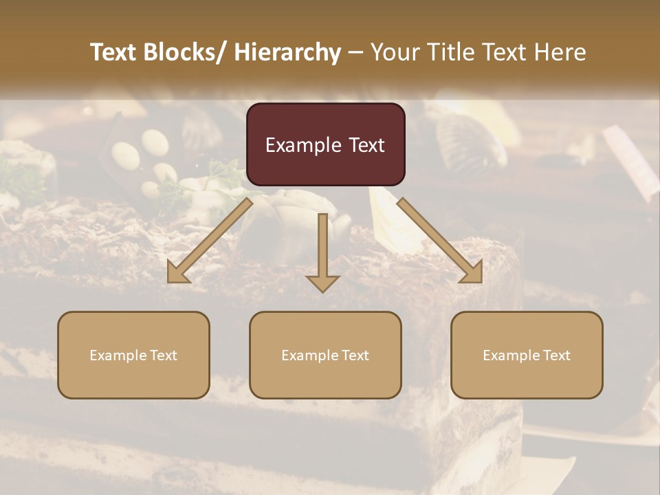 Brown Smell Delicious PowerPoint Template