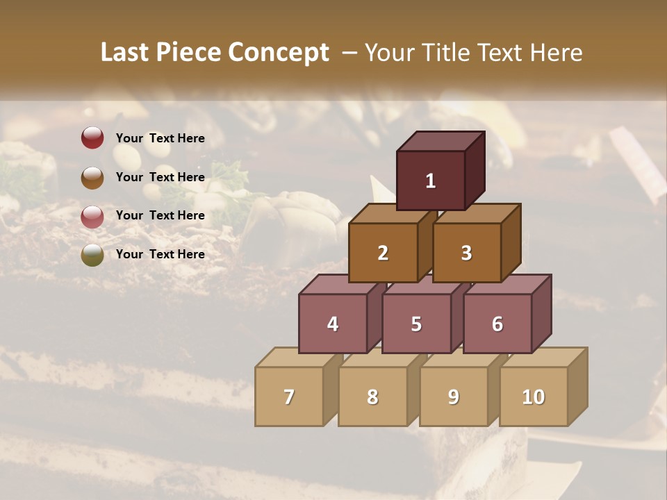 Brown Smell Delicious PowerPoint Template