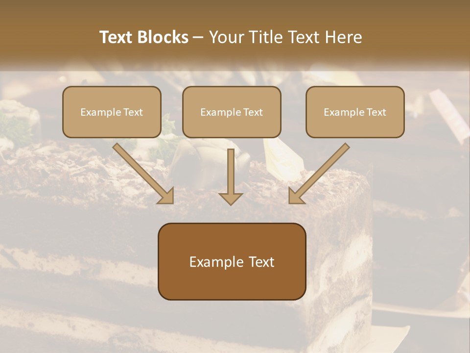 Brown Smell Delicious PowerPoint Template