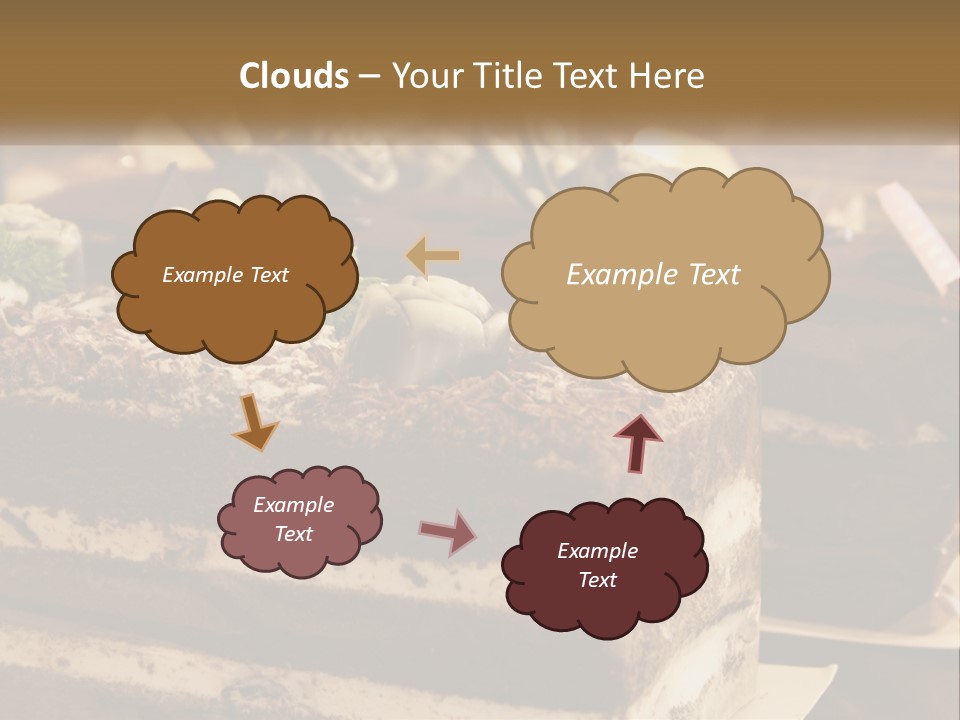 Brown Smell Delicious PowerPoint Template