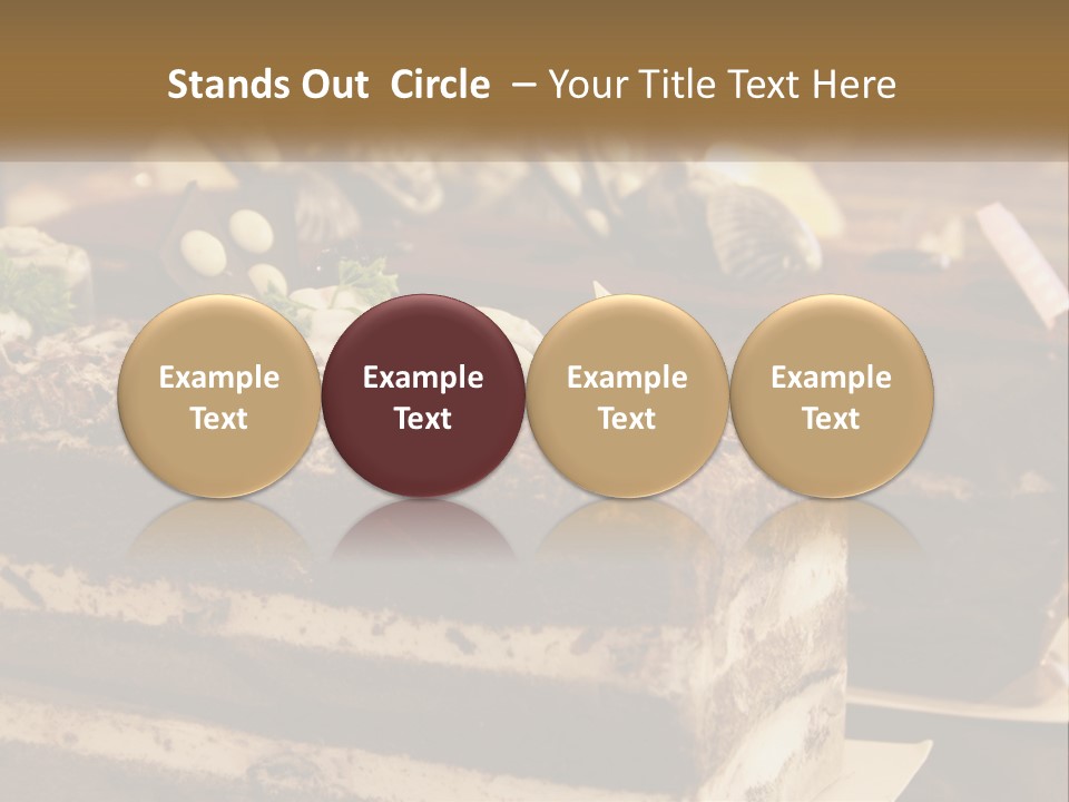 Brown Smell Delicious PowerPoint Template