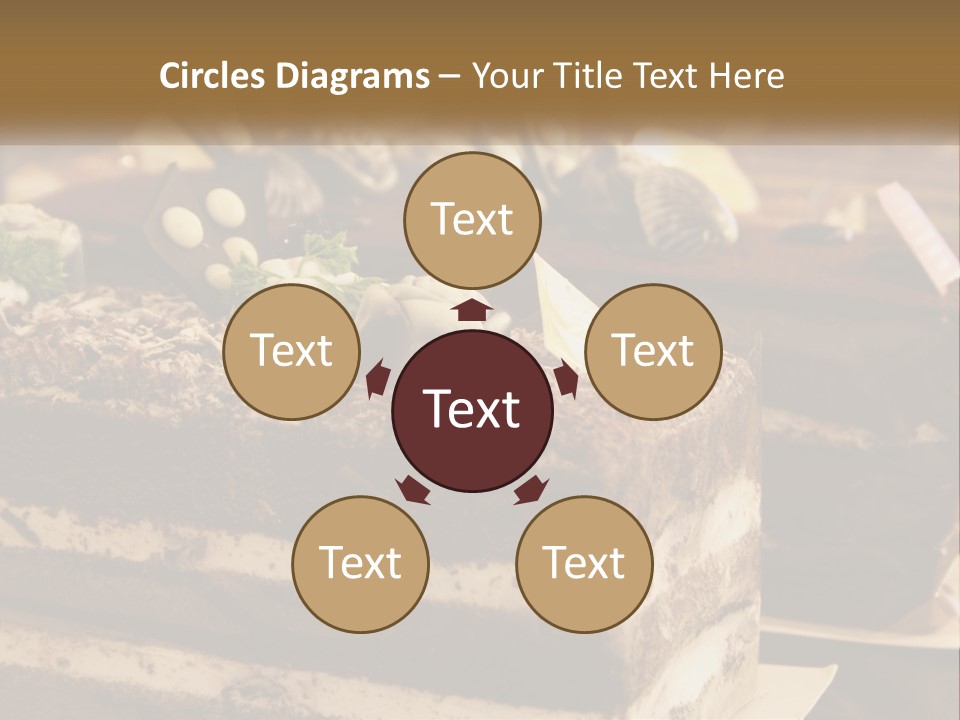 Brown Smell Delicious PowerPoint Template