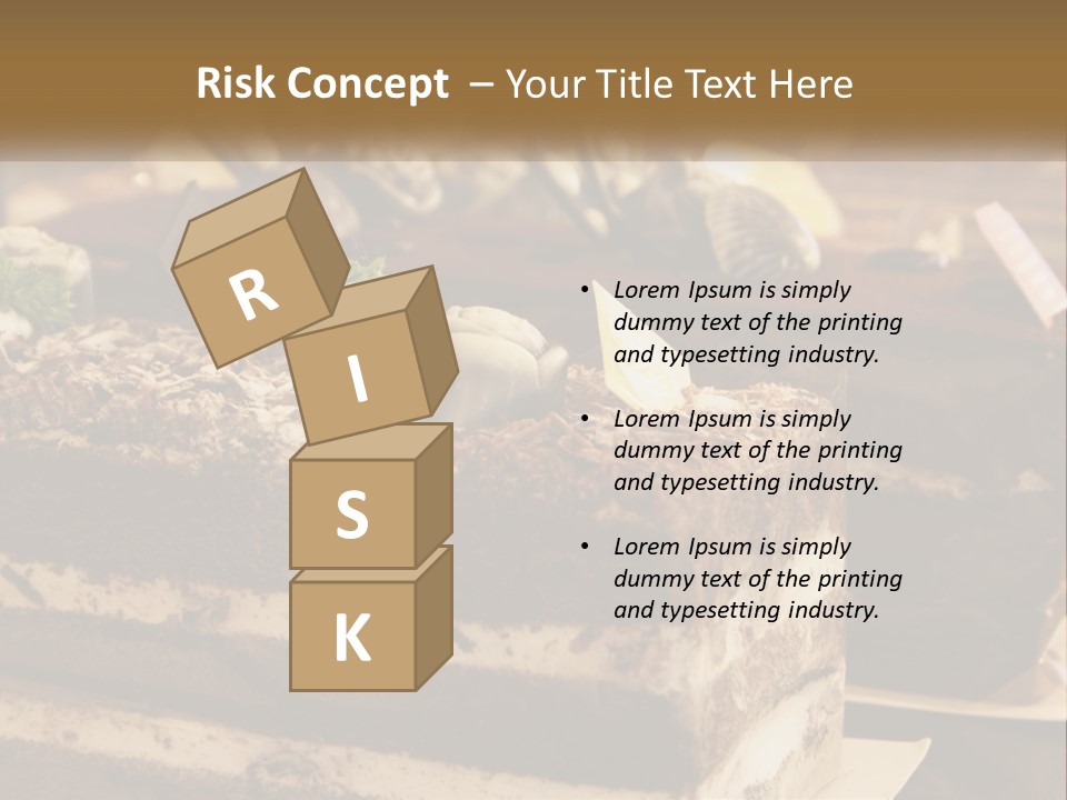 Brown Smell Delicious PowerPoint Template