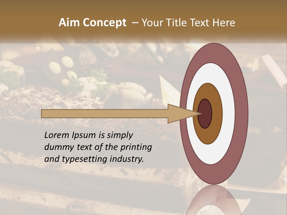 Brown Smell Delicious PowerPoint Template