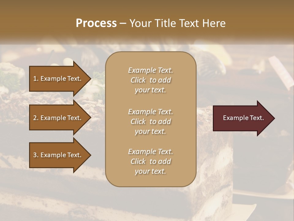 Brown Smell Delicious PowerPoint Template