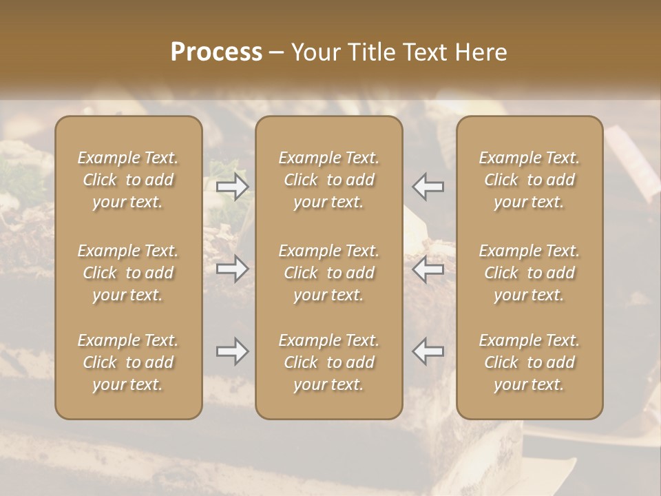 Brown Smell Delicious PowerPoint Template