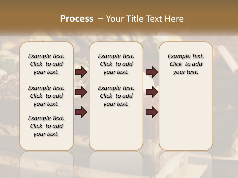 Brown Smell Delicious PowerPoint Template