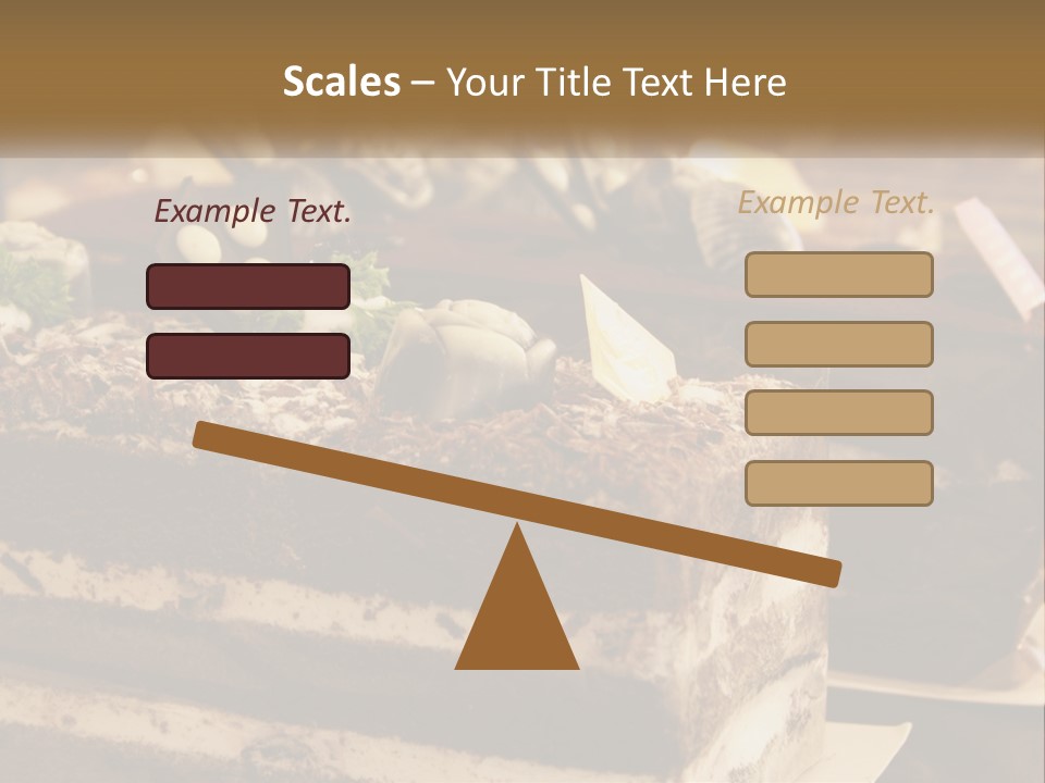 Brown Smell Delicious PowerPoint Template
