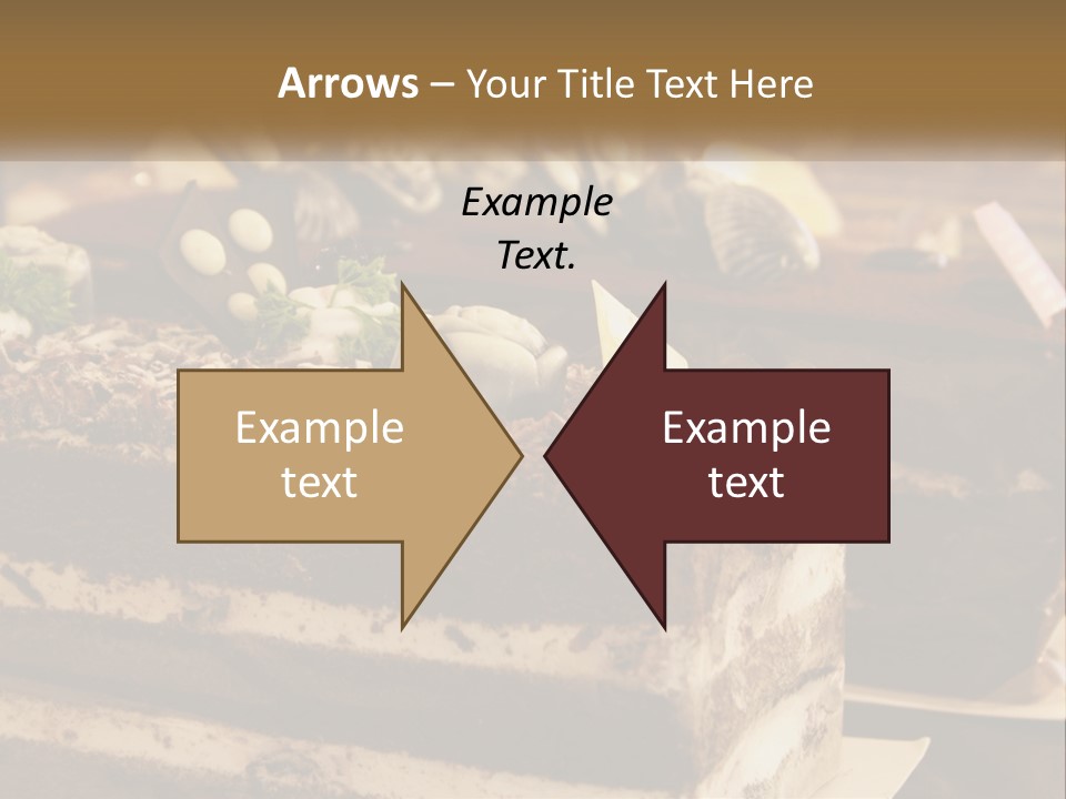 Brown Smell Delicious PowerPoint Template