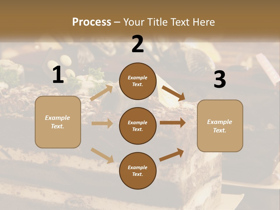 Brown Smell Delicious PowerPoint Template