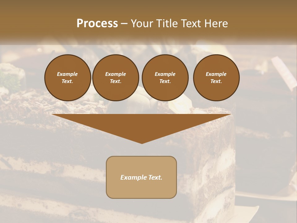 Brown Smell Delicious PowerPoint Template