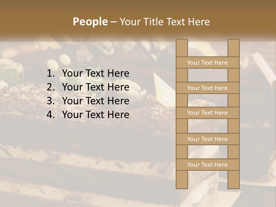 Brown Smell Delicious PowerPoint Template