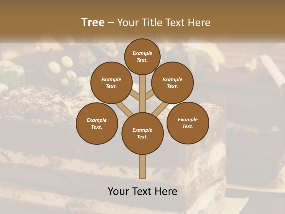 Brown Smell Delicious PowerPoint Template