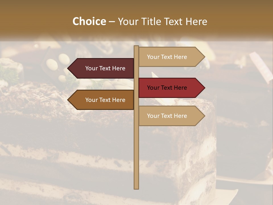 Brown Smell Delicious PowerPoint Template