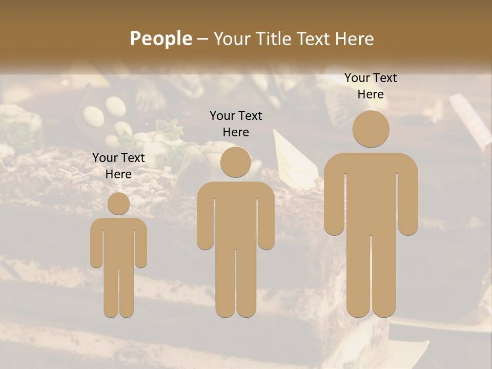 Brown Smell Delicious PowerPoint Template