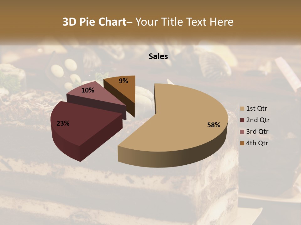 Brown Smell Delicious PowerPoint Template