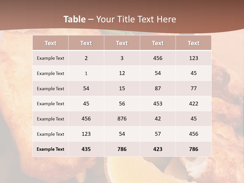 Pub Vegetable Fast PowerPoint Template