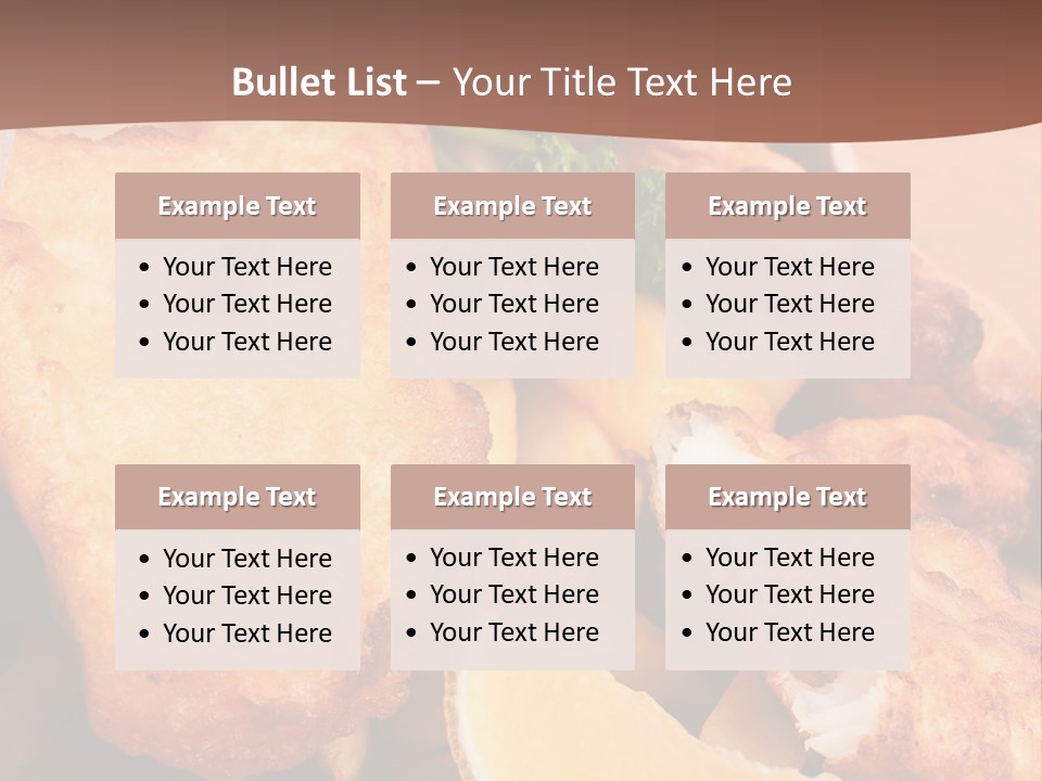 Pub Vegetable Fast PowerPoint Template