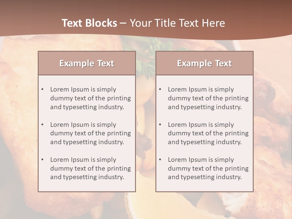 Pub Vegetable Fast PowerPoint Template